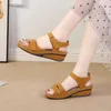 أحذية أزياء صندل غير رسمية للانزلاق على امرأة مريحة النعال للأحذية الرجعية أنثى zapatillas muje 230225