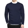 T-shirt da uomo 5XL Maglioni da uomo Pullover Primavera Cotone O-Collo Solid Maglioni Maglioni Autunno Maglieria maschile Uomo Big Plus Size Tipo semplice 230225