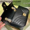 Designer feminino New 23SS Classic Leather Malmen Chain Bag