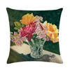 Pillow /Decorative Luxury Flower Vase Cover Plant Home Decor Cojines Decorativos Para Sofa Vintage Modern Cusion