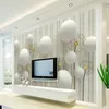 Wallpapers Jointless Custom 3D Mural Wallpaper Modern Fashion Simple And Soft Dandelion BedRoom Sofa Backdrop For The Walls1