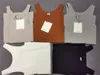 Camisetas sin mangas para mujer Camis Four Seasons Color puro Simple Nordic Minority Ins20 Toteme Vest Tops Boho Crop White Corset Tank 230224