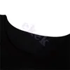 デザインラグジュアリーファッションブランドメンズTシャツレッドリップレタープリントラウンドネック半袖TシャツカジュアルトップトップブラックアジアサイズS-2XL
