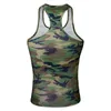 Débardeurs pour hommes CLEVER-MENMODE Hommes Muscle Gilets Sous-vêtements Chemise sans manches Top Undershirts Bodybuilding Vêtements Camouflage Singlet