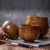 Bowls 55% Drop!! Wooden Noodles Rice Soup Bowl Storage Container Kitchen Tableware Gadget