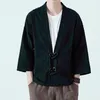 Giacche da uomo Cardigan Robe stile giapponese e giacca a vento Kimono
