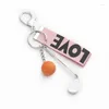 Keychains Club Golfers Keychain Bag Car Key Chain Mini Golll Metal Pendant Keyring Mix 30pcs/lot Wholesale