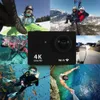 Câmeras de vídeo de ação esportiva H9R Ultra HD 4K WiFi Câmera de gravação com controle remoto DVR DV go À prova d'água pro Mini Capacete 230225