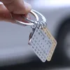 Chaveiros redondo coração quadrado pingente pendente calendário Keychain Titular do anel do dia dos namorados presente de dia dos namorados