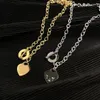 Lüks Tasarımcı Moda Kolye Gerişi Zinciri 925 Gümüş Kaplama 18K Altın Kaplama Paslanmaz Çelik Harf Kadın Mücevherleri İçin Kolye Kolyeleri X436