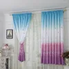 Curtain Butterfly Curtains For Living Room Bedroom Kitchen Decoration Modern Voile Drape Valance Organza Window 100x200cm