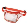 30pcs Waist Bag Women PVC Laser Multifunctional Clear Sport Travel Fanny Packs