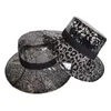 Sun Hats Caps BP Casual Wide Women's Pvc Plastic Bucket Ats Girls Solid Black Leopard Nest Print Stor BRIM FISHERMAN SUN VISOR CAP PANAMA AT KVINNA MAN