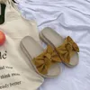 Sandálias de verão praia praia grossa grossa plataforma casual slipper sandal plana diária moda cunha arco nó damas redondas