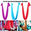 Yoga Stripes 1pc 28mx1m Antigravity Elastic Stretch Yoga Swing Aerial Yoga Strap Hammock Swing Fitness Handstand Rope Body Building Device J230225