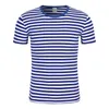 T-shirt da uomo 3 colori T-shirt militare a righe sovietiche russe VDV T-shirt bianca blu Telnyashka Uomo Stretch Spandex