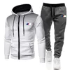 Men's Tracksuits 2023 fashion men's autumn and winter trousers hoodie pullover twopiece jogging suit M3XL cotton track and field sports Z0224