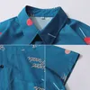Casual shirts oversized herenoverhemden voor heren 2022 Zomerplezier Lollipop Druk Nieuw Joker paar Casual shirts voor mannelijke vrouwelijke deuken Z0224