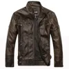 Herrenjacken Motorrad PU-Lederjacke Bomber Mode Herren JeansjackeHerren