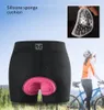 Cykling underkläder Wosawe Padded Cycling Shorts Women Dreatble Mesh Cycling Underwear stötsäker ridcykel Underpant Mtb Road Bike Shorts 230224