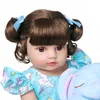 Bonecas de 55cm NPK Reborn Baby Doll Girl Girl Bebe Reborn MUITO MUITO MOLO CORPO FULHO BAIO DE BAIO DE SILICONE 230225