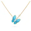 18 style Fashion Classic Lucky Clover Necklace Pendant Stainless Steel 18K Gold Plated Ladies and Girls Valentine's Day Mother's Day Engagement Jewelry Fade Free