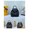 auto dvr Zaino Stile Montis Bb Mini Designer Borse Uomo Donna Zaini in pelle Monogrammi Fiore Lettera Modello Borsa zaino in rilievo M45 Dhv4N