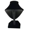 Hooks shop decor mannequin buste sieraden ketting hanger show case display houder houder zwart