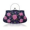 Evening Bags Classic Vintage Female Luxury Handmade Beaded Flower Fine Party Purses Handbags Designer Womens Clutches Purse 230225