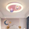 Plafoniere moderne a LED per baby room Ragazzi Ragazze Camera da letto Cartoon Earth Lamp Kids RoomCeiling