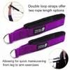 Stripes da yoga 1 coppia Pilates Cinghie a doppio ciclo per riformatore Fitness Dring cinghie maneggiare gli accessori per esercizi di yoga per l'allenamento in palestra di casa J230225