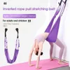 Yoga ränder Justerbar flyg Yoga Rand Stretch Band Hammock Swing High Stretchy Yoga Accessory Aerial Yoga Rope J230225