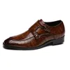 Robe chaussures hommes affaires bureau grain cuir boucle décontracté fête de mariage hommes appartements grande taille 230224