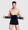 Bälten män midja tränare korsett bantningsbälte för buk cincher plus storlek justerbar unisex -baldle trimmerbälten