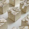 Car DVR Gift Wrap Conseils Fleur Candy Box Carton Es Emballage Petit pour le mariage Anniversaire Baby Shower Party Décorer 220913 Drop Livraison Accueil DHT9H