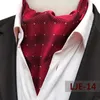 Pescoço amarra ascot amarrar mensley jacquard cravat lenço de pescoço britânico estilo de terno de camisa de camisa para homens galhas de gravador lenço de ascot comercial