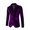 Men's Suits & Blazers Fashion Simple Casual Trend Pure Color Corduroy Small SuitMen's