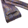 Nekbanden vintage bruine stropdassen voor mannen 8 cm klassieke nekbinding paisley jacquard modepakken accessoires man bruiloft banket stropdassen cravat j230225