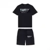 Trapstar Mens Shorts and Tirt Set Tracksuits Designer Comploys Towel Terbroidery Letter Men's مجموعات نسائية Round Neck Trap Star Sweatshirt FST15