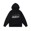 Designer Tracksuit Red Line Black Tiger Huvudhandduk broderad plus Velvet Hoodie St￤ngande dragkedja Byxor Casual Suit