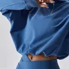 Gym odzież swobodny luźne swetr na długi czas rękawowy Kobiety galf-zip wysokie wiatroodporne wiatroodporne ciepłe na zewnątrz kurtka fitness Kurtka niestandardowa logo