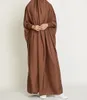 Vêtements ethniques Abaya à capuche Femmes musulmanes Prière Vêtement Hijab Robe Robe arabe Overhead Kaftan Khimar Jilbab Eid Ramadan Robe Vêtements islamiques 230224