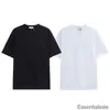 Erkekler Tasarımcı Kadın Tişörtleri Lanvins Yaz T-Shirts Şortlu Kollu Pamuk Gevşek Tees 2023 İtalya ABD Yüksek Sokak Moda Markası PEHP