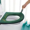 Toiletbrekomslagen zachte dekking universele winter warm dikker wc mat wasbare home hechtstool badkamerproducten