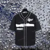 Xinxinbuy 남자 디자이너 티 티 셔츠 23SS 야구 00 글자 인쇄 짧은 슬리브 면화 여성 흰색 검은 카키 s-2xl