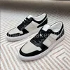 Topp designer skor klassisk sneaker män casual skor vit rand skarvning canvas sneakers vintage tränare storlek 38-45