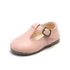 Flat Shoes Kids Leather Casual Toddler Girls Dressy Princess With Size 15-30