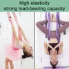 Yoga Stripes Aerial Yoga Rope Stretch The Leg Splits Practic Elastic Stretch Bar and Bends Down To Stretch Yoga Handstand Training Device J230225