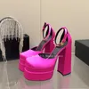 Dress Shoes Platform Super High Heel Sandals Woman Quality Fashion Week Rome Summer Sexy Runway Wedding Party 230225