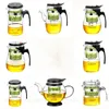 Water Bottles Various Kamjove Glass Kungfu Teapot PiaoYi Bei Convenient cup Set Press AUTO OPEN Art Cup 230224